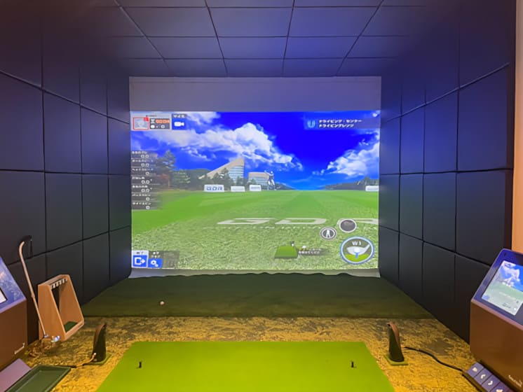 ゴルフシミュレーター打席