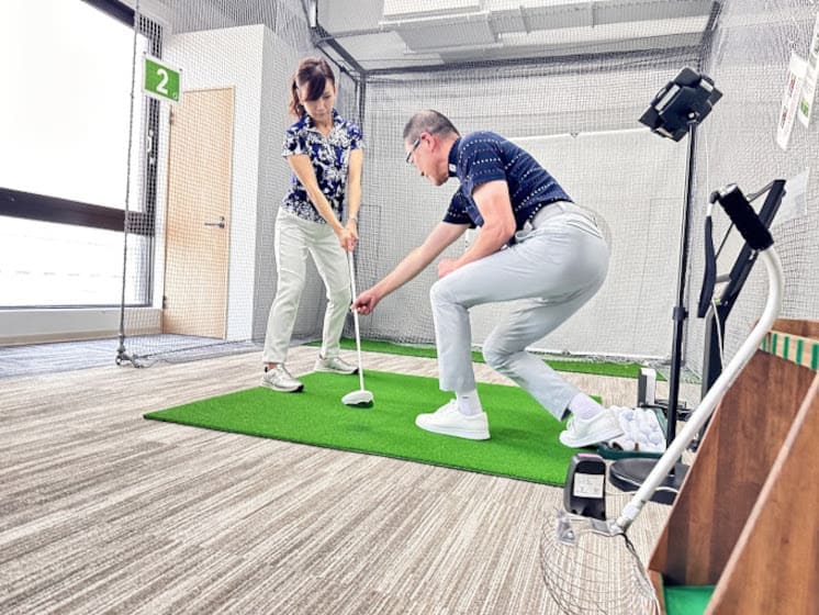 ゴルフレッスン風景