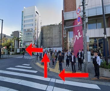 ステップゴルフ亀戸店へのアクセス②