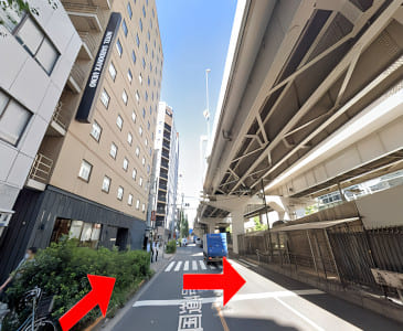 ステップゴルフ御徒町店へのアクセス③