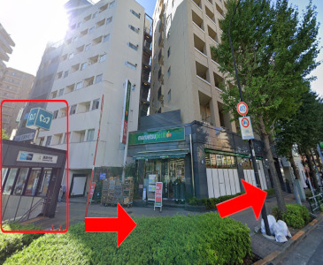 ゼンゴルフレンジ 目白台店へのアクセス①